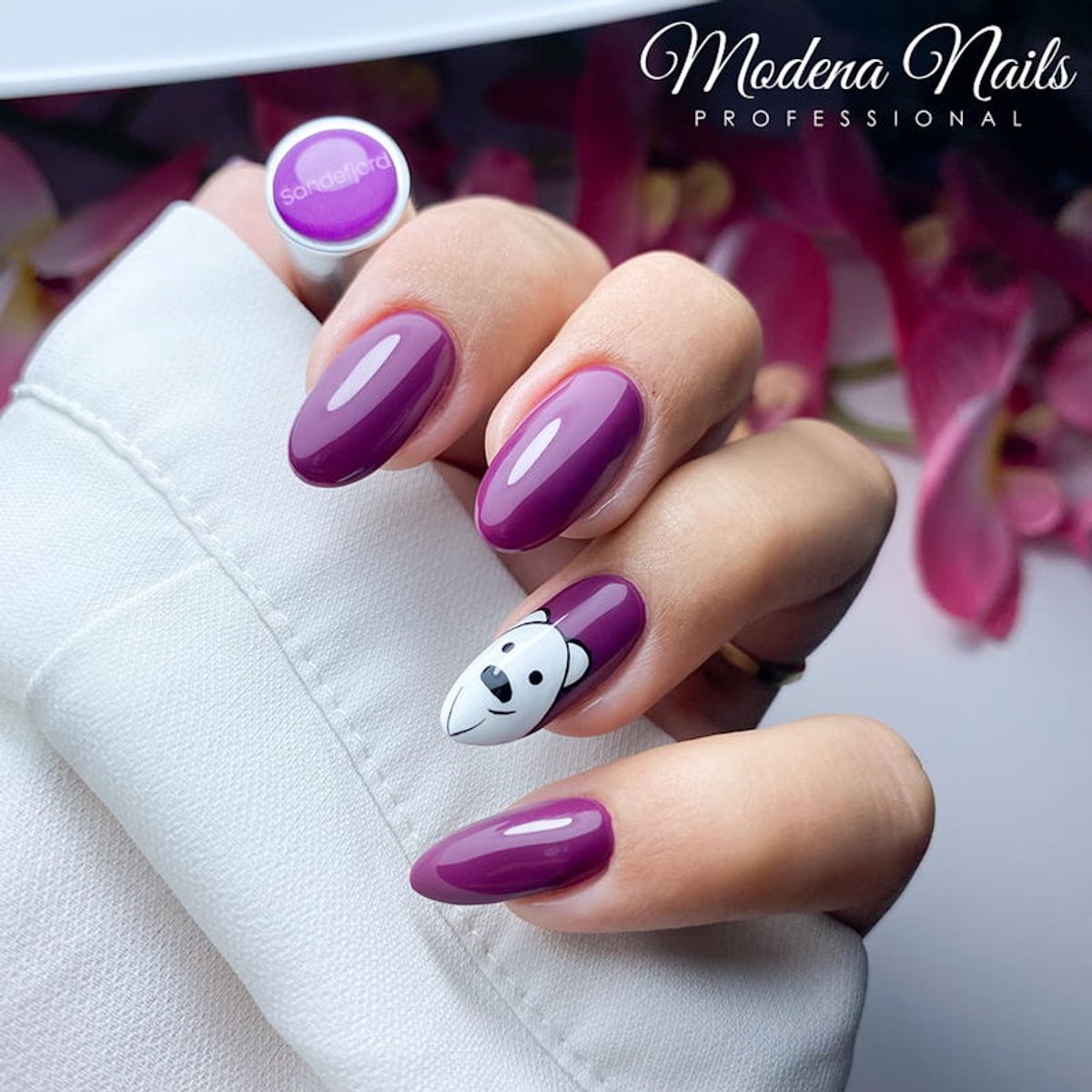 Modena Nails Gellak Autumn/Winter - Sandefjord 7,3ml. - Paars - Glanzend - Gel nagellak - Gel nagellak