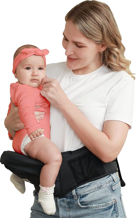 SONARIN 3-in-1 ademende babydraagzak, multifunctioneel, lichte babydraagtas, ergonomisch, kinderdraagsysteem voor pasgeborenen vanaf de geboorte 3-48 maanden, buikdrager, rugdrager (groen