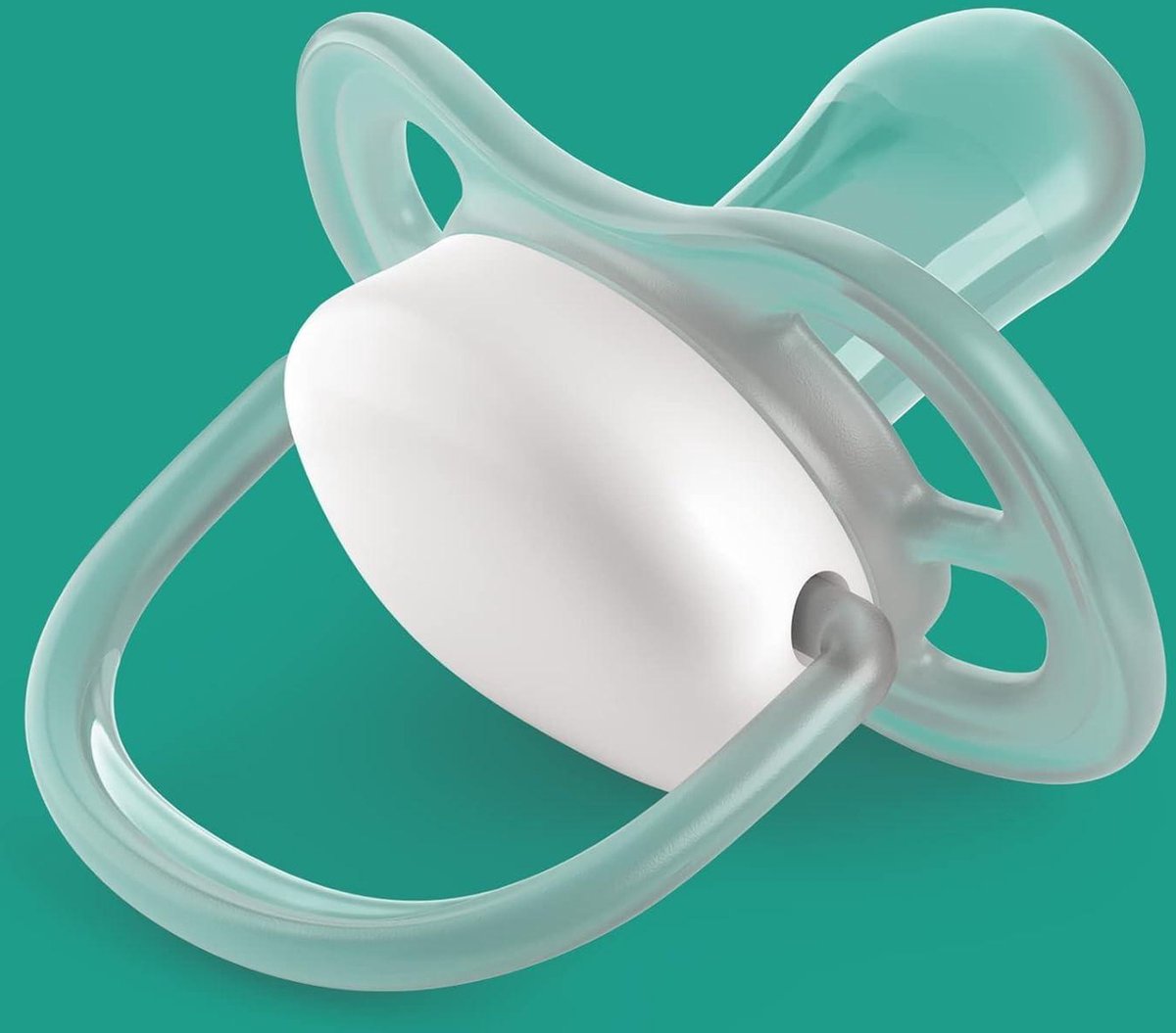 Philips Avent Ultra Air Day & Night fopspeen voor baby's, 0-6 maanden, 4 stuks, inclusief transport- en sterilisatiebox