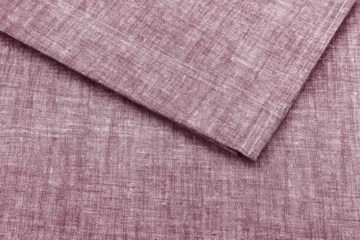 Zohome ZO! Home Lino laken katoen rood - prachtige uitstraling - ademende en zachte stof