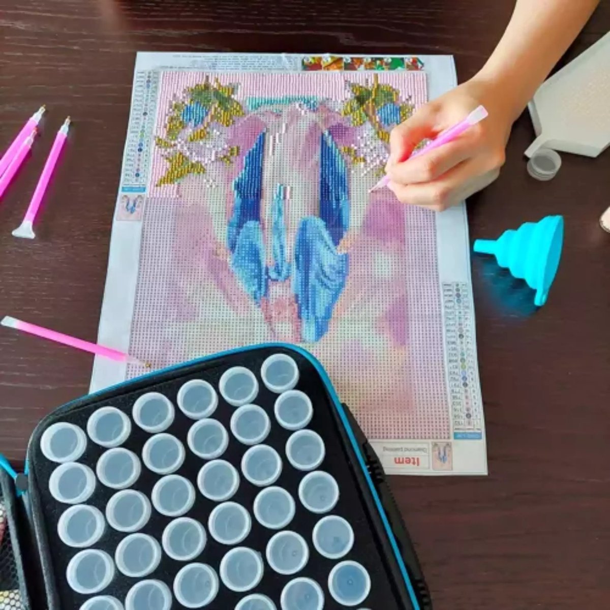 Malatec Diamond Painting Opbergdoos - Perfect Georganiseerd en Makkelijk Mee te Nemen — afbeelding 12