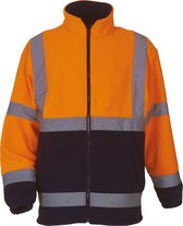 Yoko Veste polaire lourde haute visibilité YHVK08 - Orange Hi visibilité / Marine - 3XL
