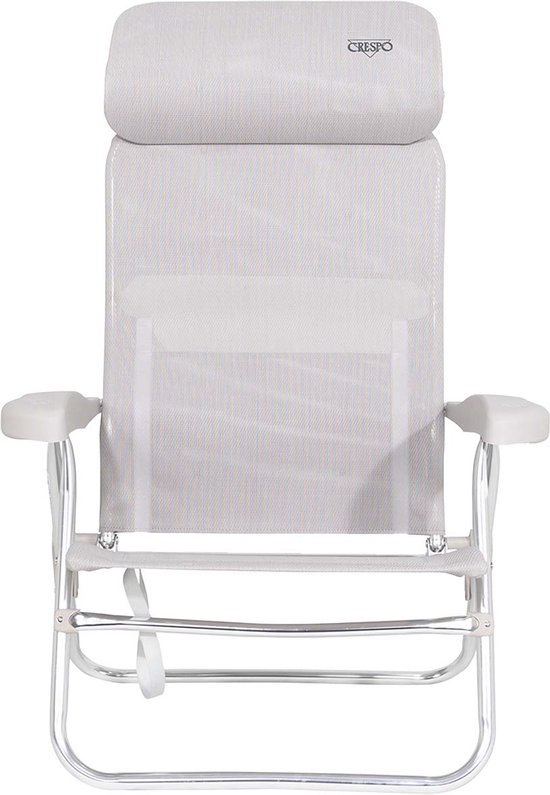 Crespo - Strandstoel - AL/205 - Compact - Licht grijs van Crespo — afbeelding 4