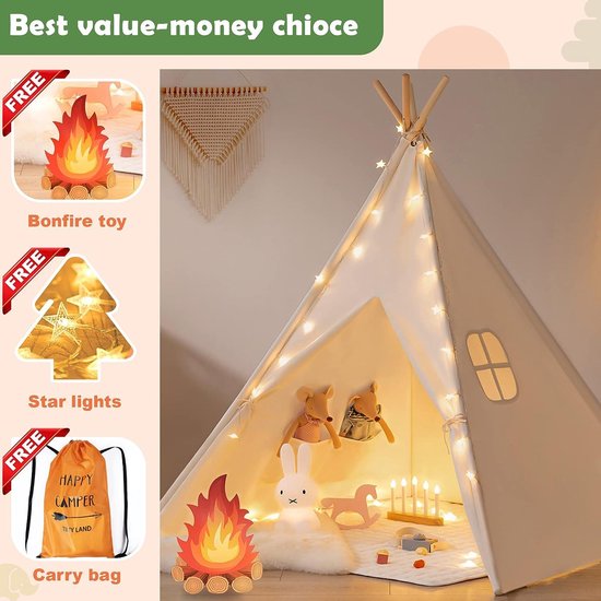 Tiny land tipi kinderkamer speeltent voor kinderen - speelgoed kopen? | Korting tot 56