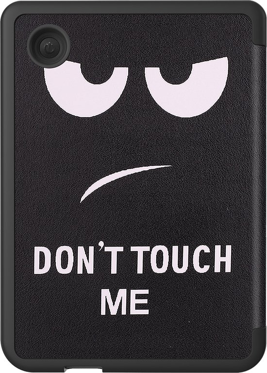 Hoesje Geschikt voor Kobo Clara BW Hoes Book Case - Hoes Geschikt voor Kobo Clara BW Hoesje Book Cover Met Screenprotector - Don't Touch Me van Hoesje  — afbeelding 5