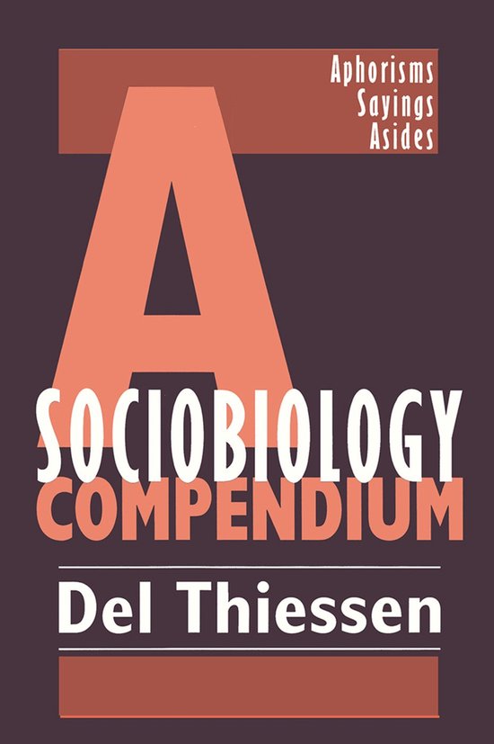 A Sociobiology Compendium - cover