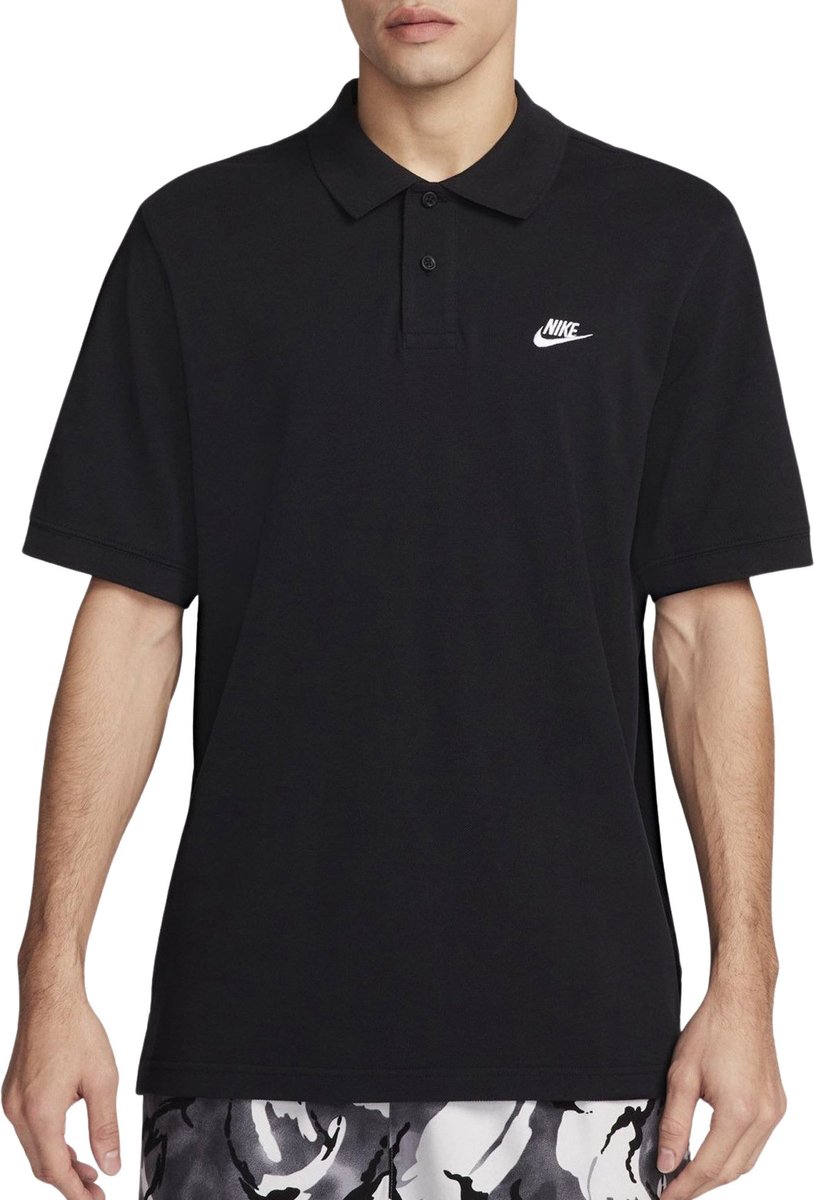 Nike Club Poloshirt Mannen Zwart