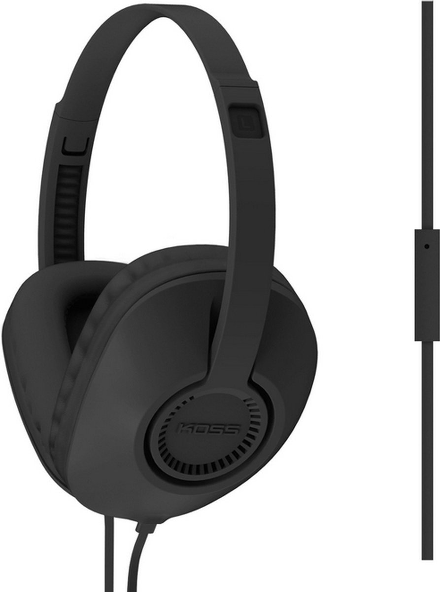 Koss Corp. Europe Hoofdband Stereofonisch Bedraad Zwart mobiele hoofdtelefoon