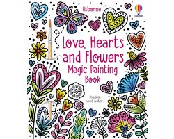 Magic Painting Books- Love, Hearts and Flowers Magic Painting Book