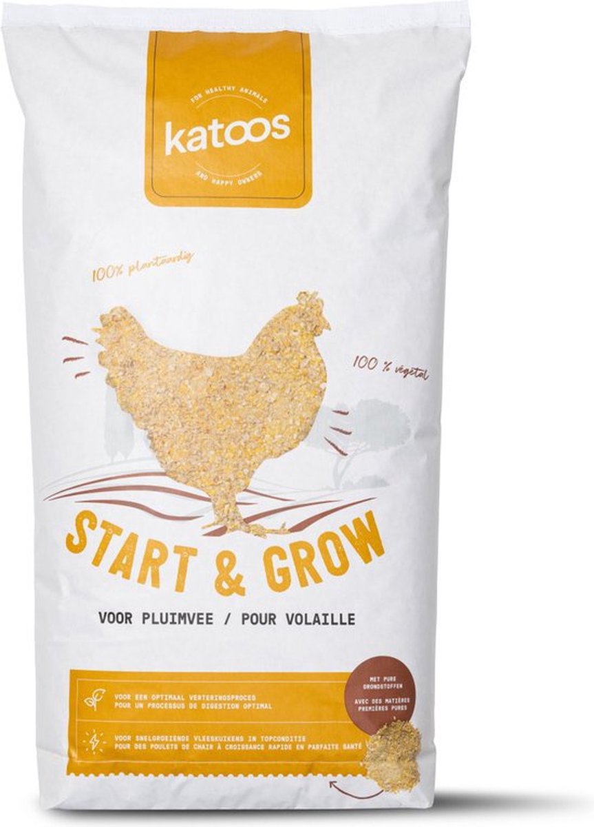 Katoos - Start&Grow - Kuikenmeel - 4 kg