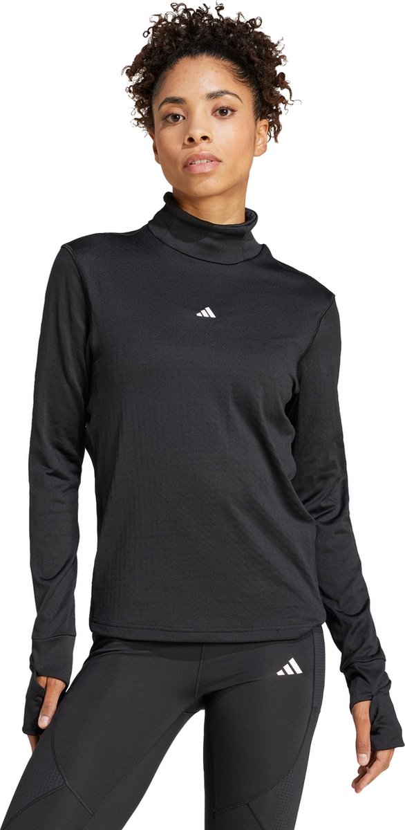 adidas Performance TECHFIT COLD.RDY Funnel Neck Longsleeve Dames Zwart