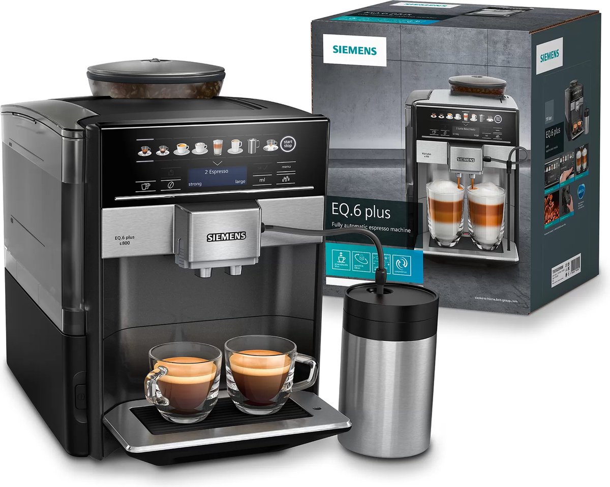 Siemens EQ.6 Plus S800 TE658209RW - Espressomachine - Zwart — afbeelding 5