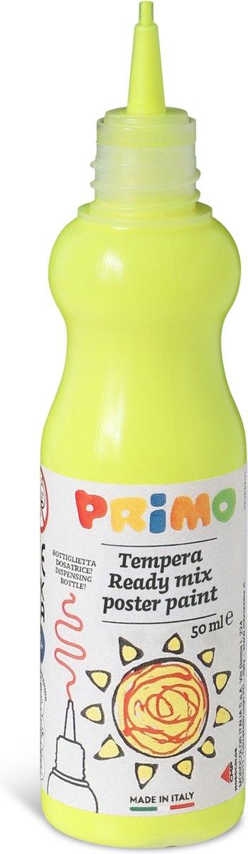 Plakkaatverf in Spuitflesje, Fluorgeel, 50 ml