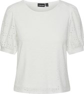 Pieces T-shirt Pcmimi Ss O-neck Top Bc 17145519 Bright White Dames Maat - XS