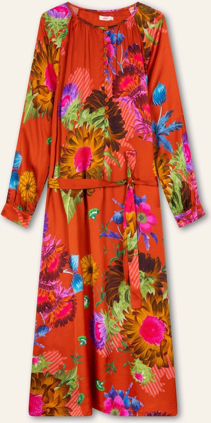 Desire long sleeves dress 19 Plants of Joy Red Clay Red: 34