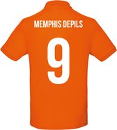 Oranje polo - Memphis Depils - Koningsdag - EK - WK - Voetbal - Sport - Unisex - Maat L