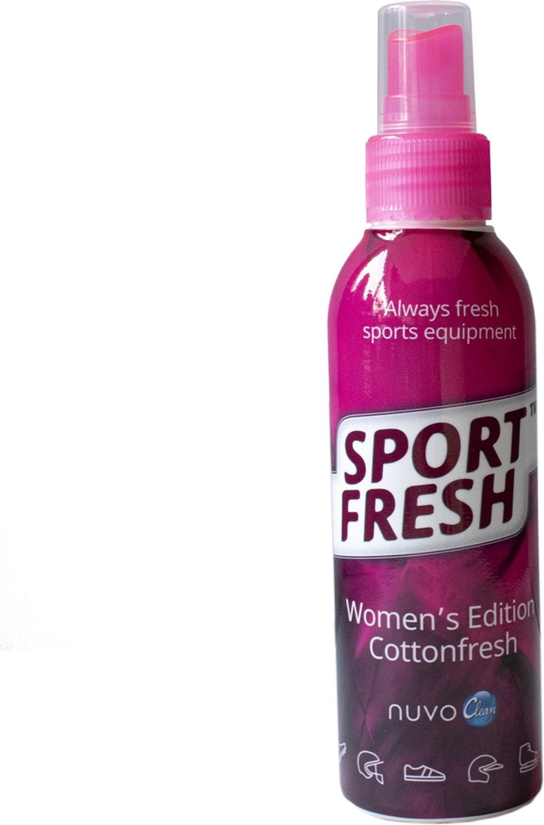 Goedkoopste nuvoClean Sportfresh - Cottonfresh - probioticaspray tegen zweetgeur - voor schoenen - handschoenen - beschermers en helmen.