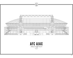 foto van Ajax-print Johan Cruijff ArenA A3