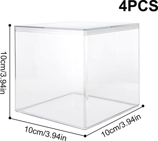 Geschenkdozen Kraft Savor Met PVC Venster 25x25x6cm Kraft 10stuks P 100008847