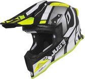 JUST1 Helmet J12 Vector White-Yellow Fluor-Carbon 64-XXL