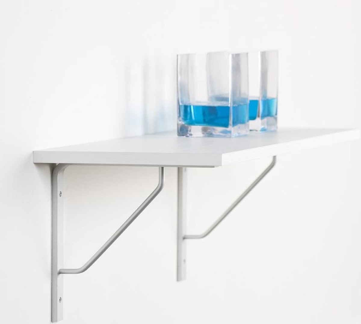 Duraline Triangel aluminium - Plankdrager metaal - Zeer sterk - 23,5 x 22 cm