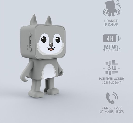 Mob bluetooth speaker dancing animals - wolf van Merkloos — afbeelding 4