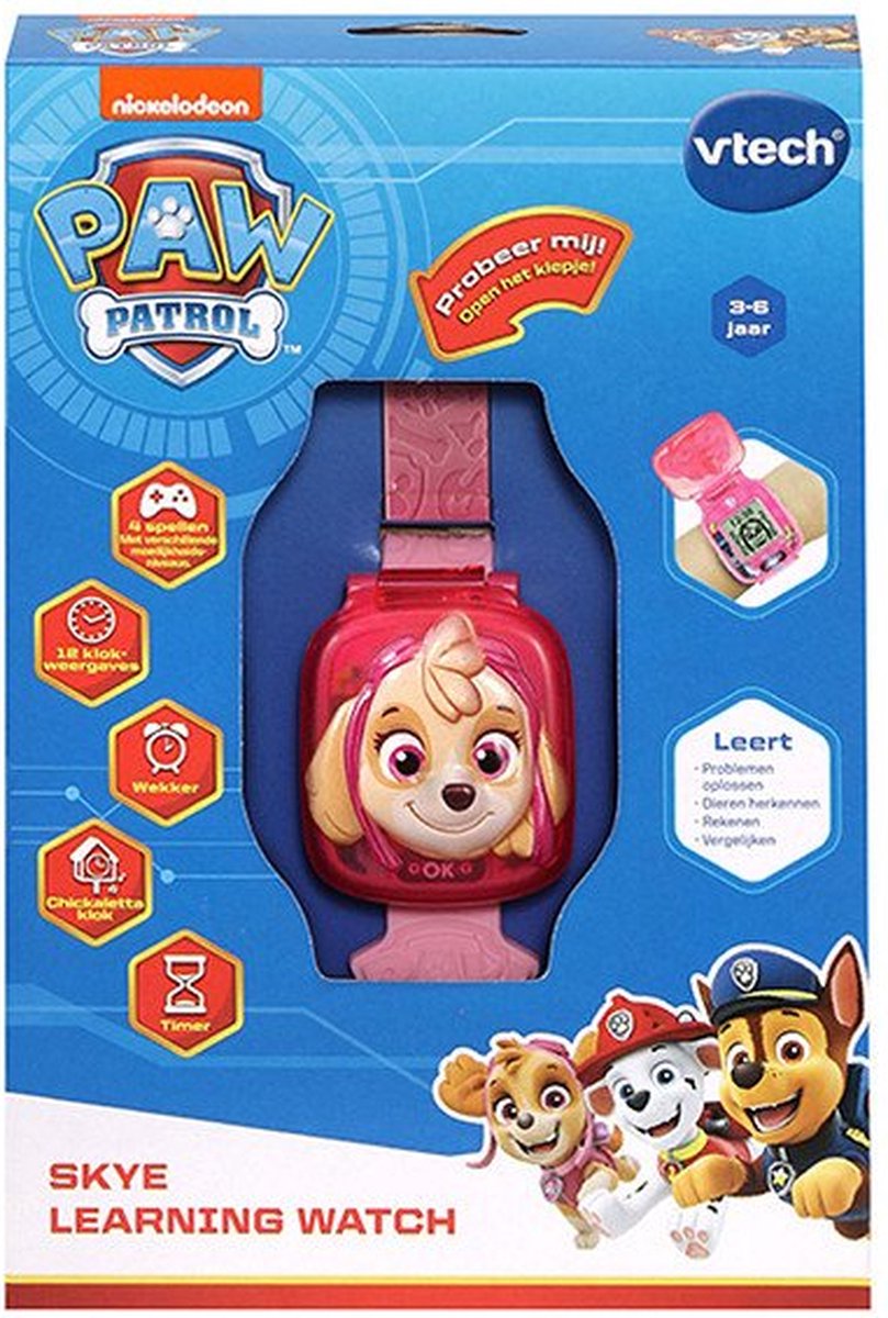 VTech PAW Patrol Skye Learning Watch - Educatief Speelgoed - Maak Kennis met Cijfers en Problemen Oplossen - 3 tot 7 Jaar — afbeelding 2