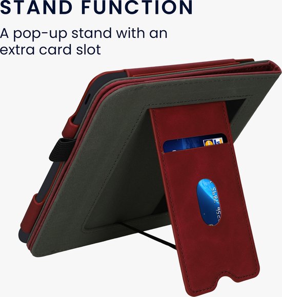 Coque Rabattable Simili Cuir Kwmobile Pour Kobo Libra 2 - Neuf