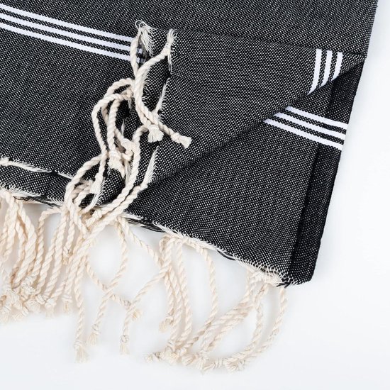 ANNA ANIQ Telo da hammam, grande, 100 x 200 cm, da viaggio, XXL, per sauna, 100% cotone, Fouta pestemal, telo da spiaggia, sauna, da uomo e da donna (grigio chiaro