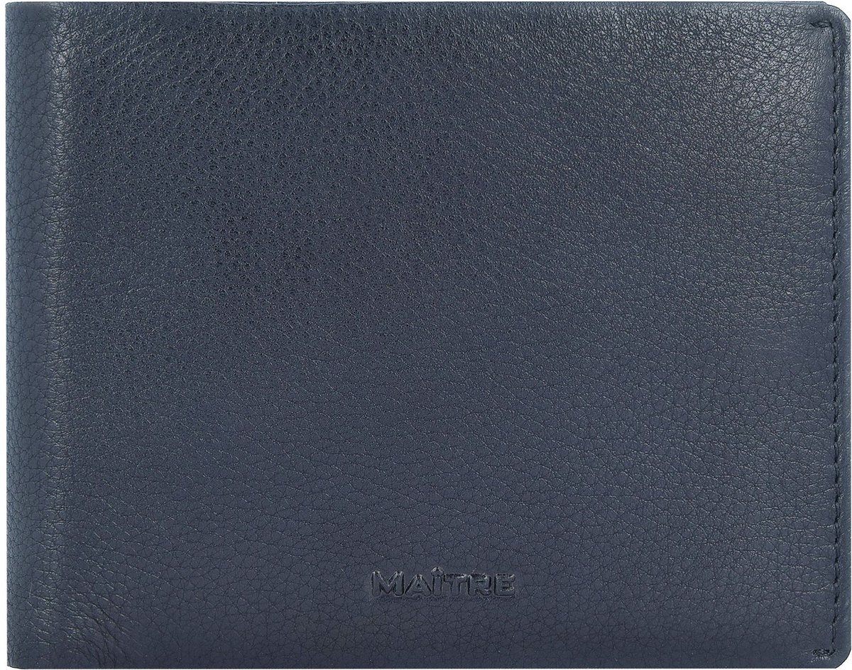 Maître Leren Portemonnee Schwarzerden Gathman BillFold H9 Black Zwart