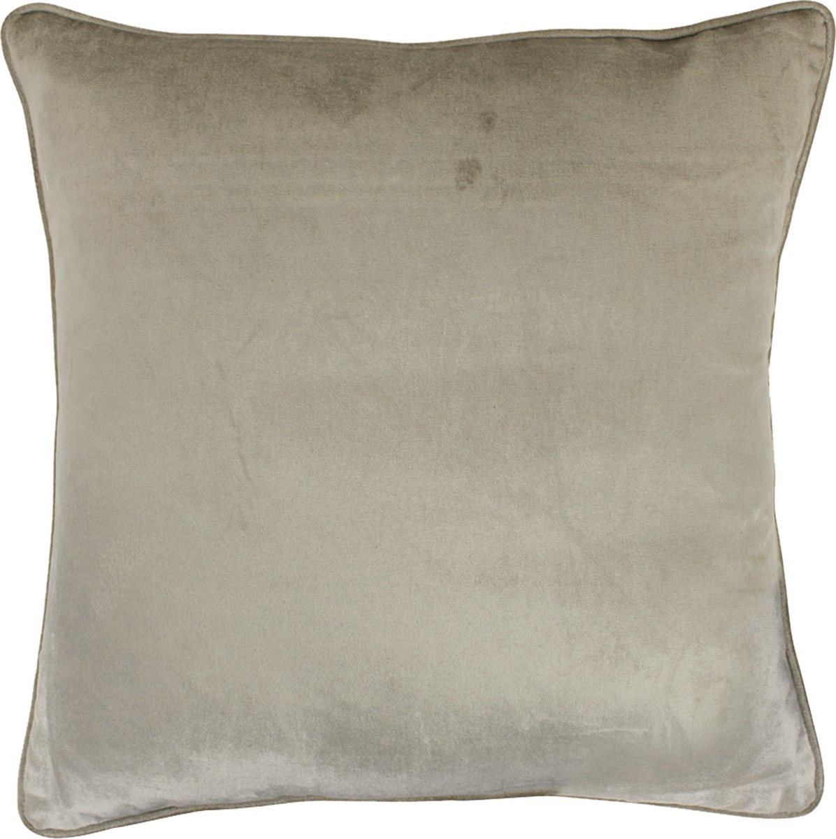 kussen fluweel beige 45x45cm