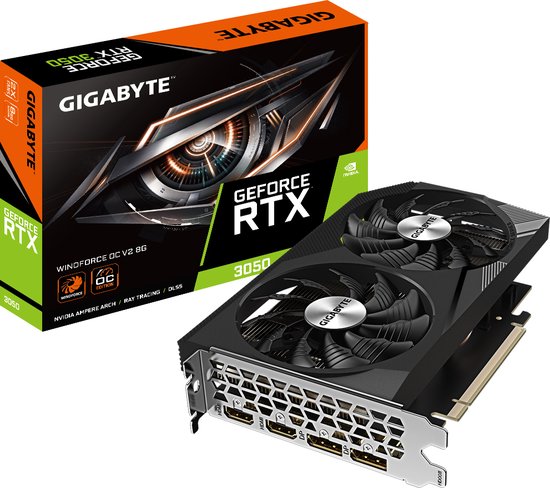 Gigabyte GeForce RTX 3050 WINDFORCE OC V2 8 GB