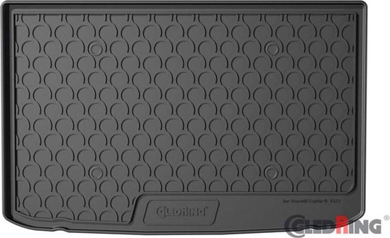 Kofferbakmat passend voor Peugeot 3008 II 2016- (Hoge laadvloer) voor o