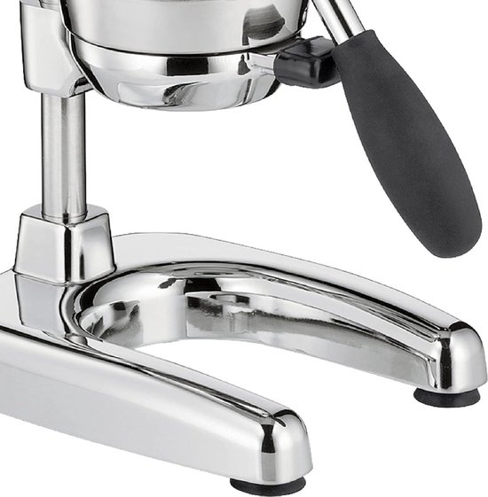 Handmatige sapcentrifuge roestvrij staal - handpers voor 25% meer sap - weinig inspanning - professionele fruitpers - 225 x 195 x 435 cm chroom — afbeelding 4