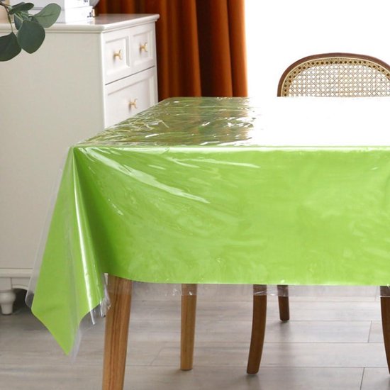 Laneetal Tafelkleed transparant, 2 mm, tafelfolie, waterdicht pvc, tafelbescherming, rechthoekig, afwasbaar, doorzichtig, hittebestendig, 100 x 200 cm Laneetal Tafelkleed transparant, 2 mm, tafelfolie, waterdicht pvc, tafelbescherming, rechthoekig, afwasbaar, doorzichtig, hittebestendig, 100 x 200 cm