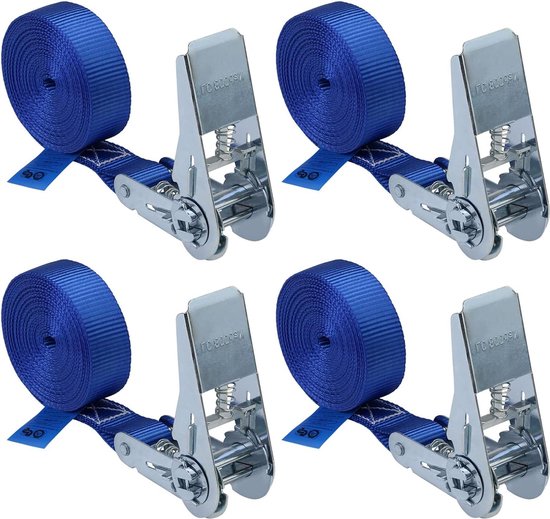 Spanband endless (50mm) met ratel 3 meter zwart