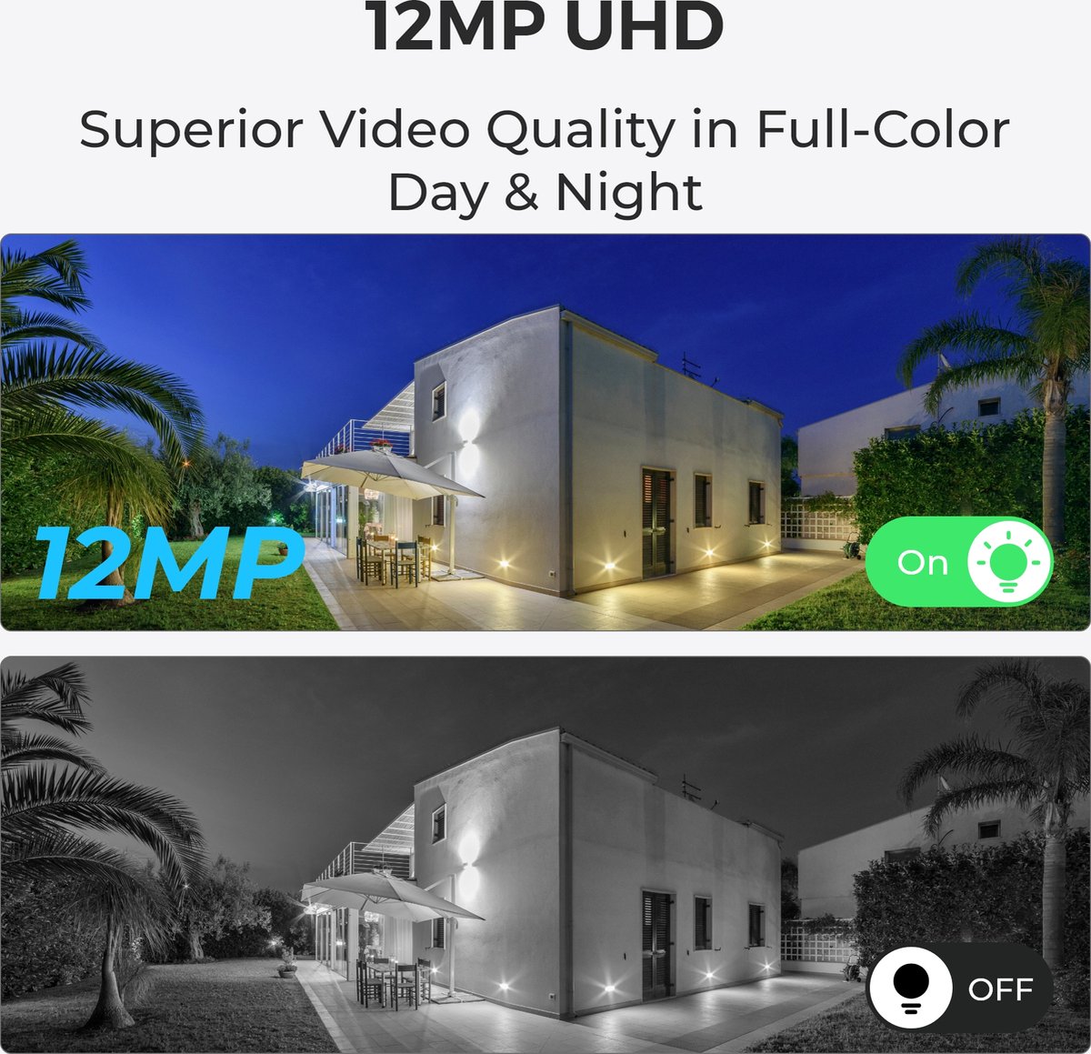 Reolink P344 POE 12MP IP-Camera – 4mm Lens, Binnen/Buiten, IR Nachtzicht, PoE, MicroSD, IP67 – foto 2