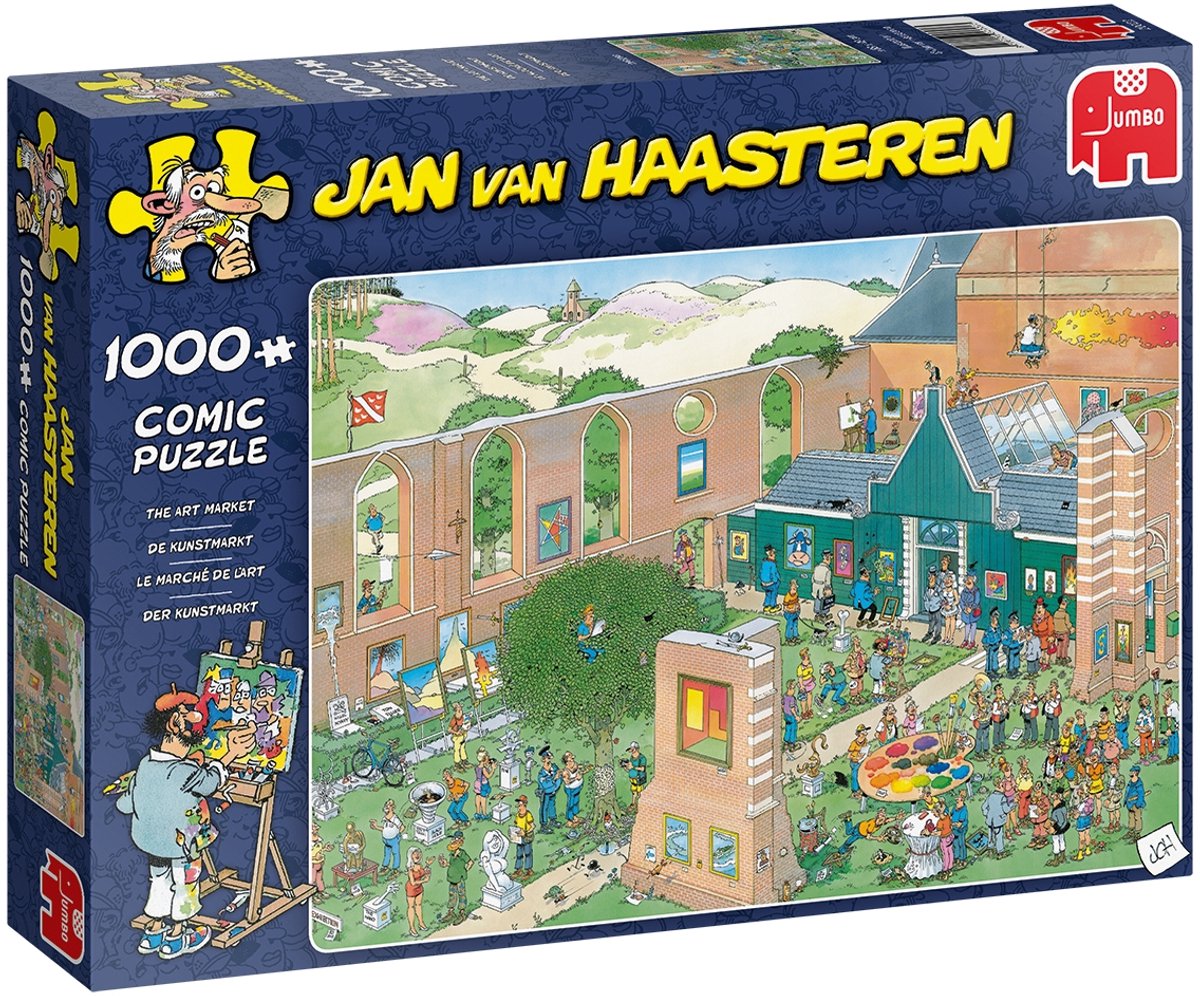 Jan van Haasteren De Kunstmarkt puzzel - 1000 stukjes — afbeelding 12