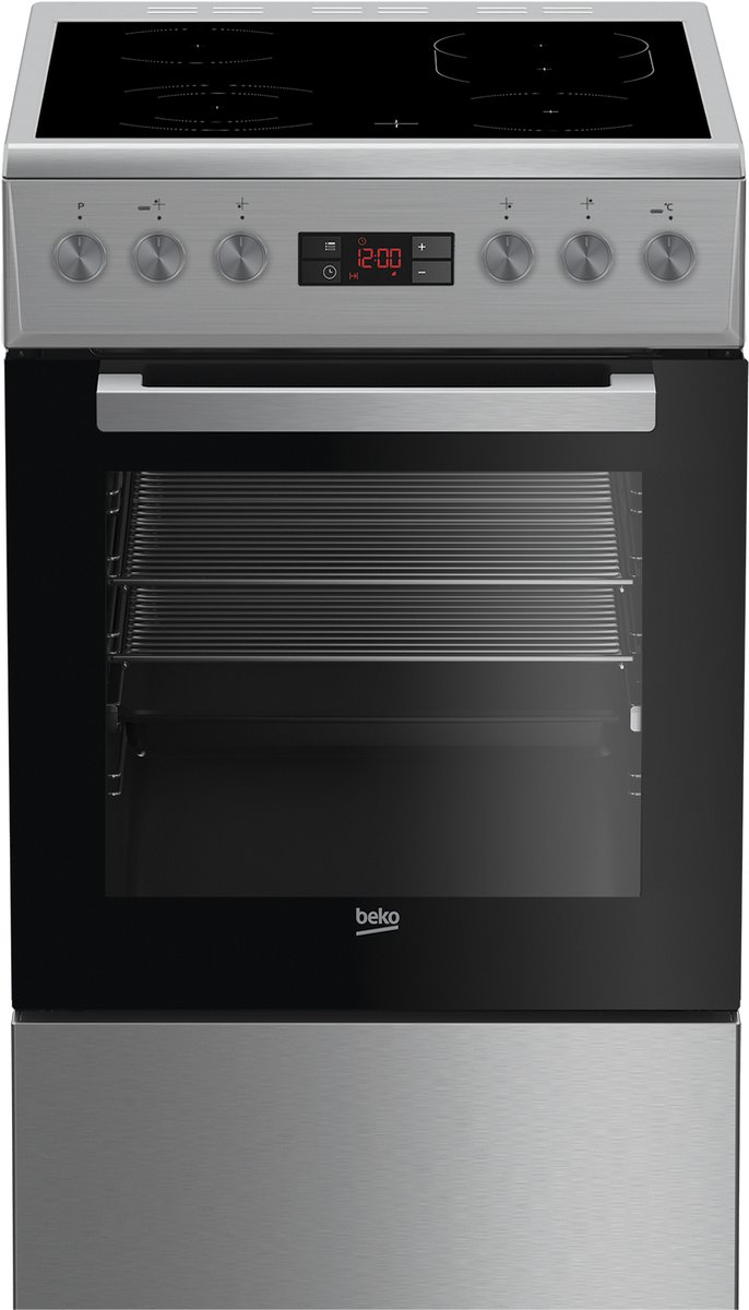 Beko FSM57320DXT keramisch fornuis