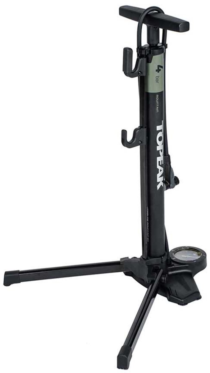 Topeak Transformer Mountain Ex Vloerpomp Zilver 60 Psi