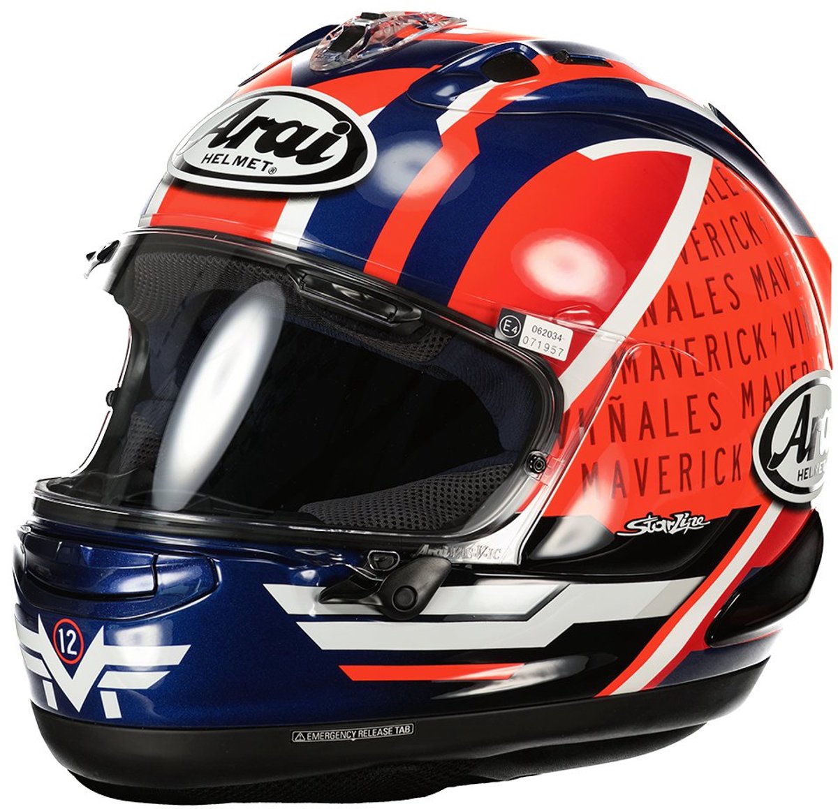 Arai RX-7V EVO Maverick Viñales Integraalhelm - Helm – foto 6