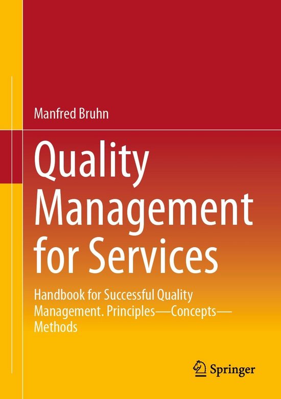 Quality Management for Services - cover