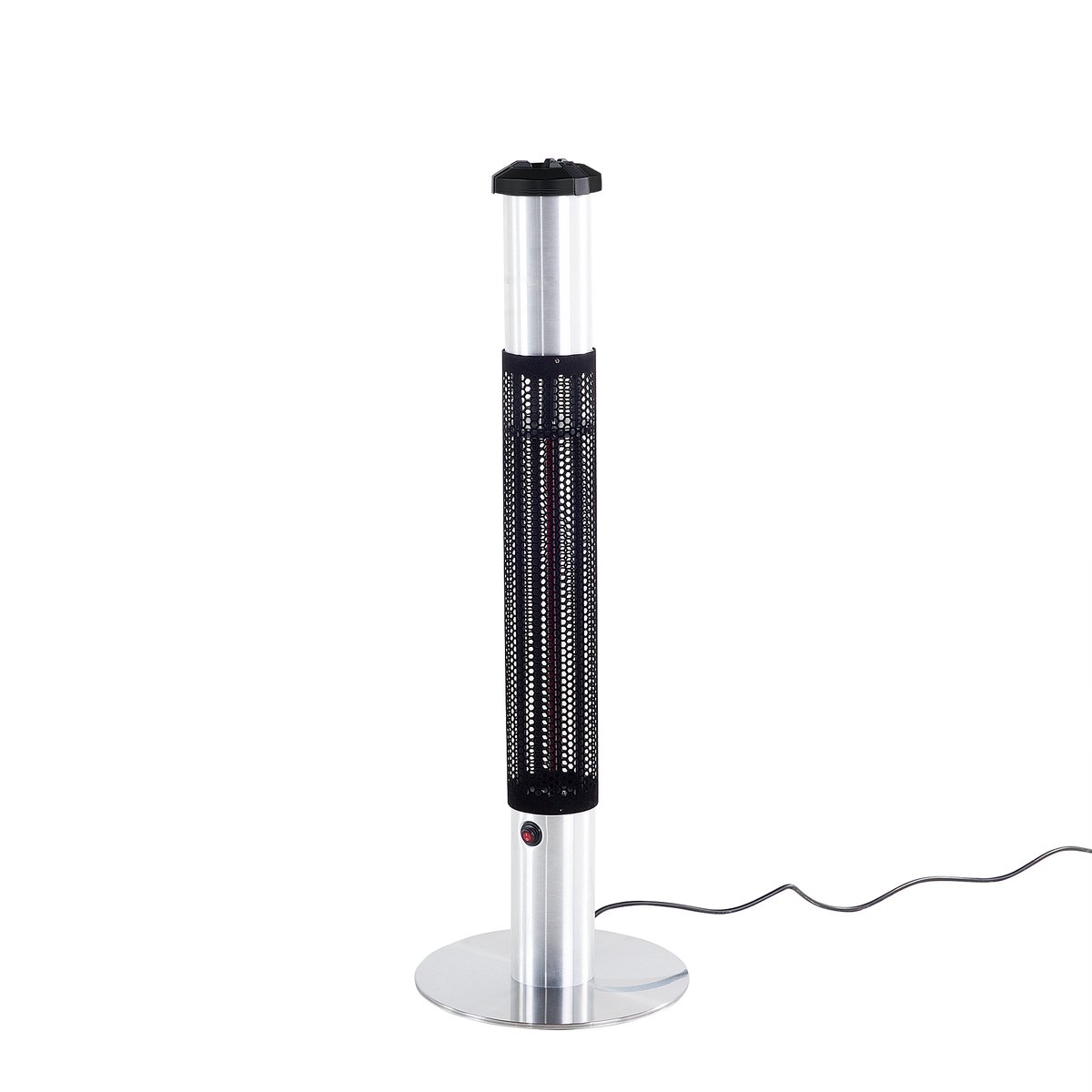 BELIANI VEZUVIO L - Terrasverwarmer - Zwart - Aluminium