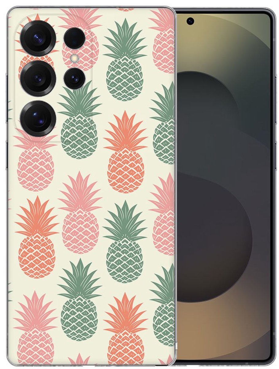 TPU Hoesje Samsung Galaxy S25 Ultra - Ananas Backcover