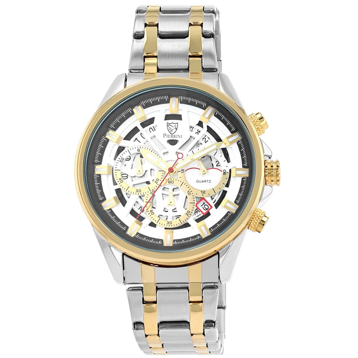 Pierrini - Heren Horloge 2800124 - Zilver