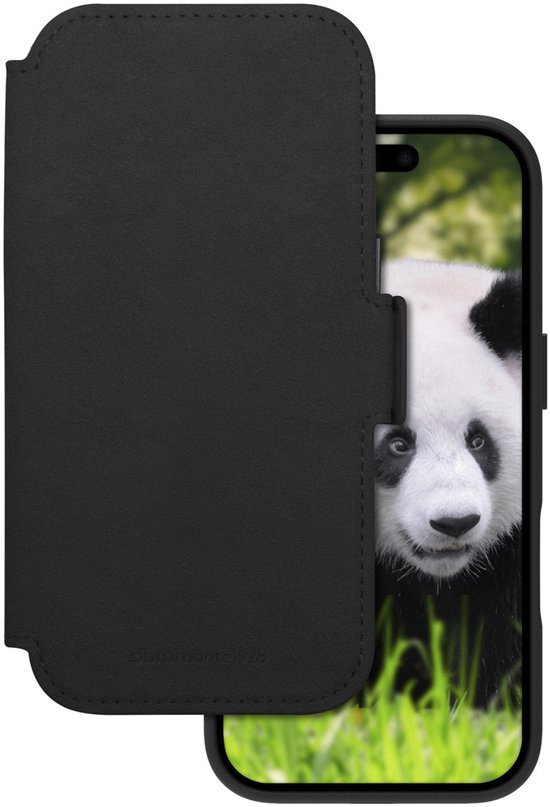 dbramante1928 Lynge iPhone 17 Book Case Leer met MagSafe Zwart