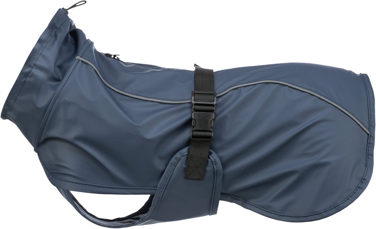 Trixie Be Nordic Husum blauwe regenjas voor honden