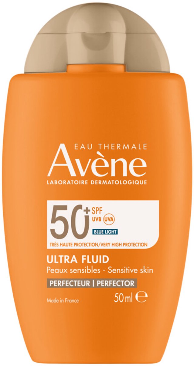 Avène Ultra Fluid Perfector Getint SPF 50+ - 2 x 50 ml - Voordeelverpakking