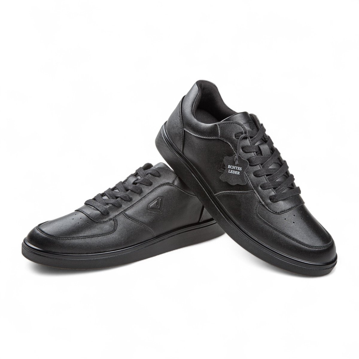 Diamant BEAT Danssneaker - Zwart Nappa Leder - 212 - 502 - 630 - Twee perfect geplaatste draaipunten - Unisex danssneakers - Ultrazachte voetbed - Ondersteuning en comfort - Latin, Salsa, Kizomba, Bachata - Diamant - Zwart - 38