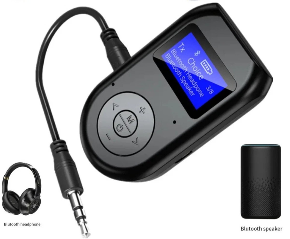 Bluetooth 5.3 audiozender/ontvanger voor gesprekken, tv's, computers, games en muziek
